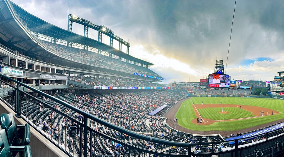 Coors Field VIP Seat View